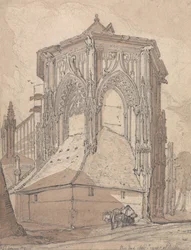 Saint Jacques keleti vége Dieppe -ban, Normandia